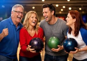 Sfeerbeeld van een bowlingbaan als paginakop