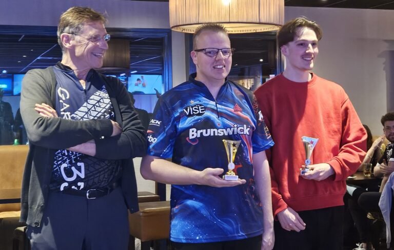 Winnaars bij de heren op het verenigingskampioenschap 2026 met bekers
